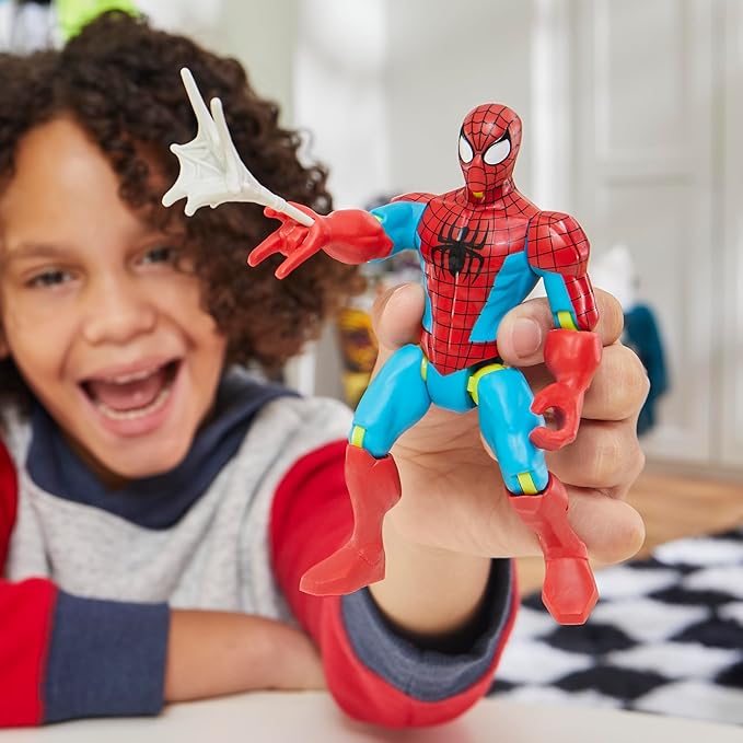 Spider-Man Marvel MixMashers Custom Mix-and-Match Action Figure & Accessories, 5-Inch-Scale Super Hero Toys for Kids Ages 4+
