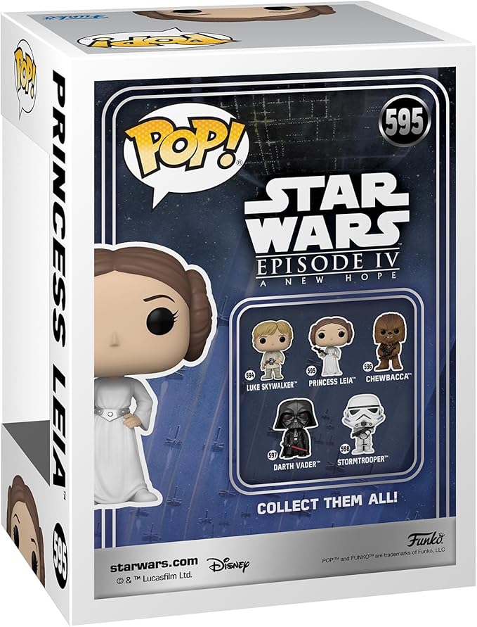 Funko Pop Star Wars: Star Wars New Classics - Princess Leia - Collectable Vinyl Figure - Gift Idea - Official Merchandise - Toys for Kids & Adults - Sci-Fi Fans - Model Figure for Collectors