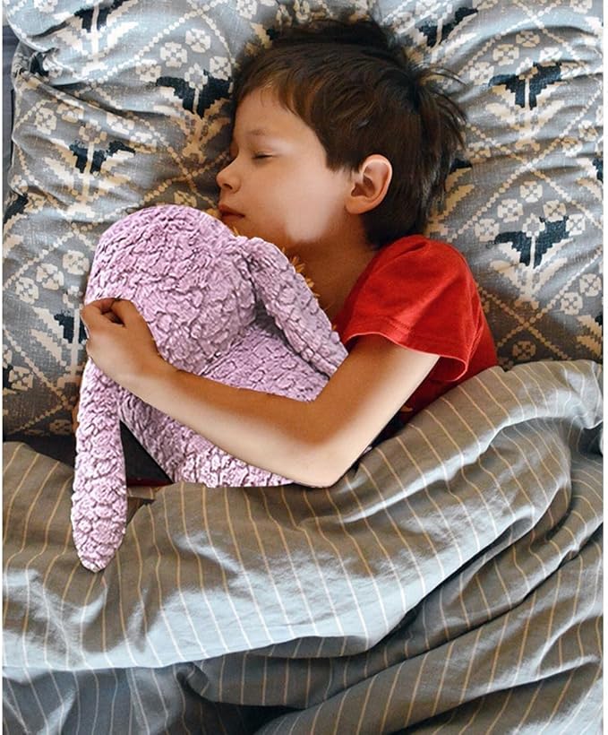 Hofun4U Rabbit Plush Pillow, Rabbit Stuffed Animal, Bunny Plush Long Pillow Christmas Valentine's Gift for Kids Adults (35 inch)