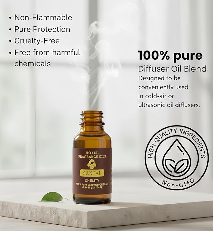 Hotel Diffuser Oil Essential Oils Set, Inspired by Luxury 5-Star Hotel, Baccarat Rouge, Dream On, Dubai, My Way, Santal, Fragrance Oil Set (10(ML), Dream ON)