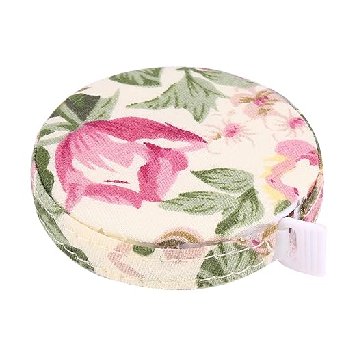 Akozon 150Cm 60In Accurate Body Tape Measure Retractable Fitness Measuring Ruler Pattern 3 (No. 2 Pastoral Rose)