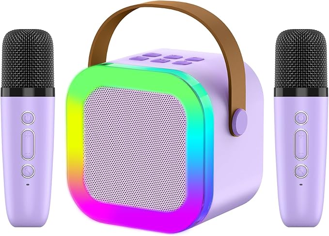 Kids Karaoke Machine Toy, Ages 4-12, Christmas & Birthday Gift, Karaoke Toys for Boys & Girls
