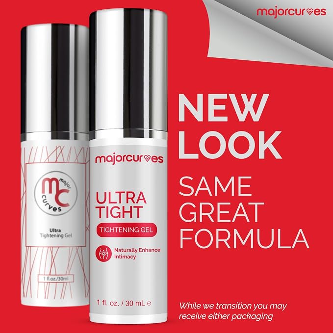 Major Curves Ultra Vaginal Tightening Gel - Instant Tightener, China Shrink Cream Alternative for Women, New Enhanced Formula with Witch Hazel and Organic Aloe Vera