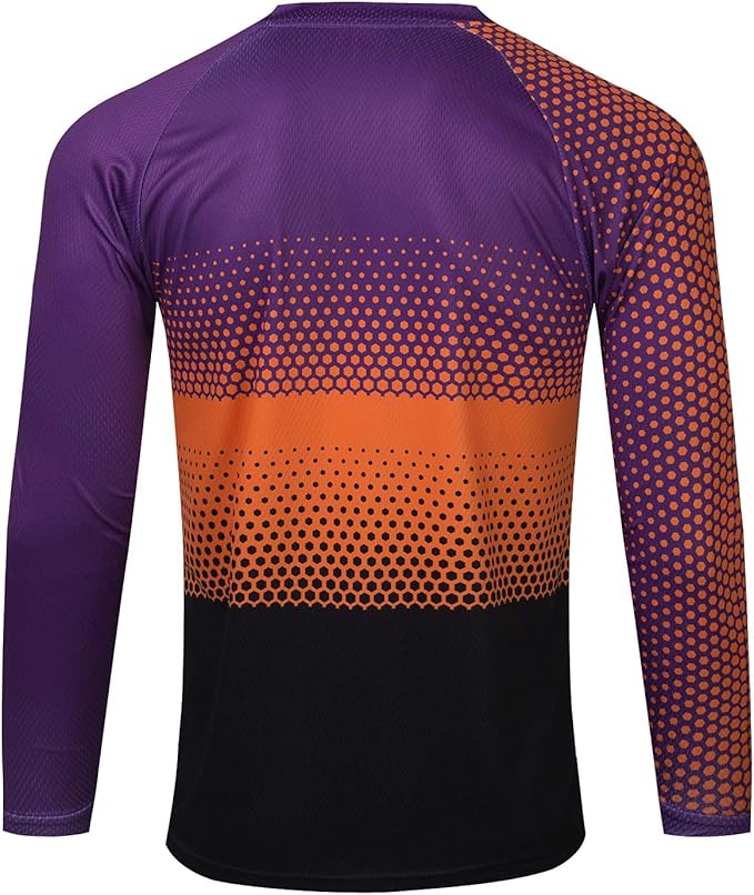 Weimostar Dirt Bike Jersey Youth Long Sleeve Off-Road Motocross Downhill Cycling t Shirt MTB Bicycle Biking Top for Boy Girl