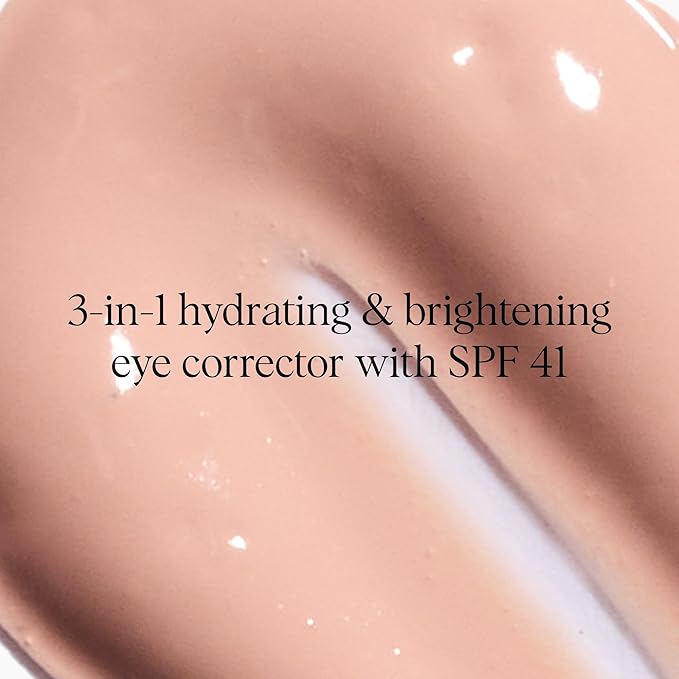 DRMTLGY Luminous Eye Corrector SPF 41 – Fair – Under Eye Color Corrector for Dark Circles – Hydrating Anti-Aging Tinted Eye Cream, Mineral Broad Spectrum Sun Protection, 0.25 fl oz / 7 mL