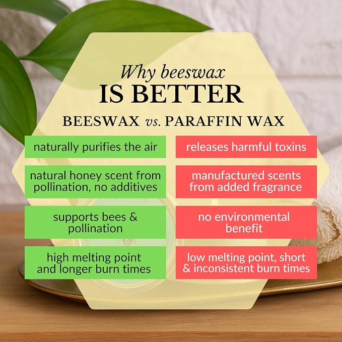 Big Dipper Wax Works Beeswax Aromatherapy Candle, Balance - Peppermint & Lavender Scented, Small Tin, 12-Hour Burn, Pure Essentail Oils, 1.5" x 1", Travel Size