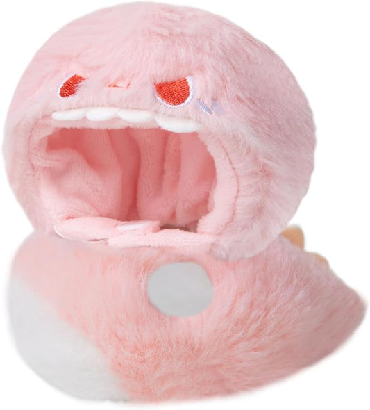 Plush Doll Clothes for Labubu Halloween - Cute Animal 17cm Dolls Clothing, Premium Doll Accessories Clothes for Collectors or Display - Kawaii Pink Dinosaur Costume (Clothes Only)