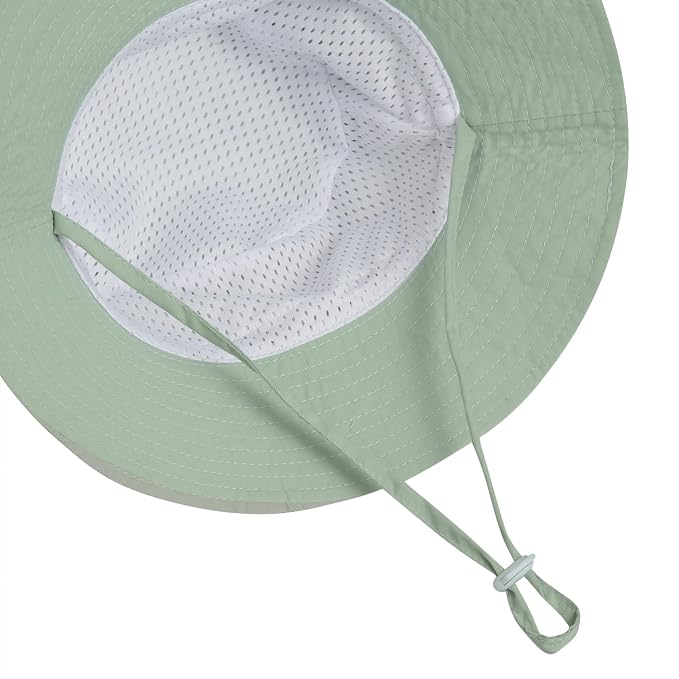 MaxNova Baby Sun Hat Smile Face UPF 50+ Toddler Bucket Hat for Boys Girls 0-7 Years