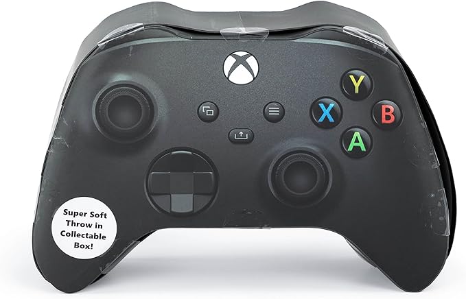 Jay Franco Xbox Throw Blanket with Game Controller Gift Box - Plush Throw Measures 46 x 60 Inches - Kids Super Soft Special Edition Fleece Gamer Bedding
