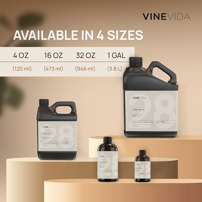 VINEVIDA Caribbean Breeze Fragrance Oil for Cold Air Diffusers - [128 Fl Oz] - Essential Oils for Diffuser Oil Refill & Air Freshener Room Spray