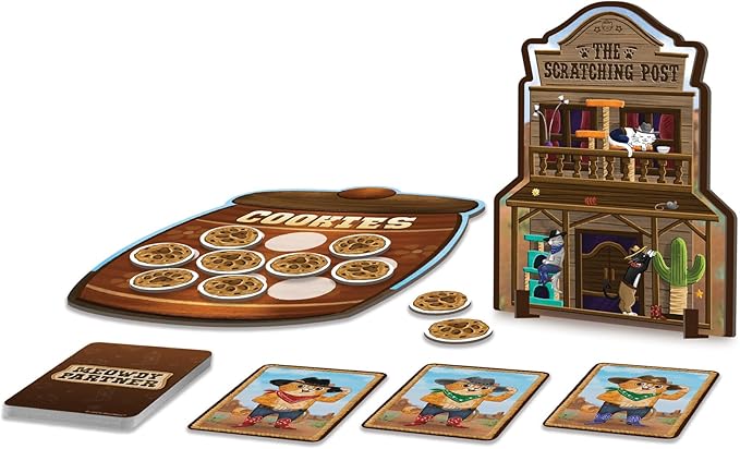 Peaceable Kingdom Meowdy Partner Matching Game for Boys & Girls Age 3 to 5 - A Cooperative Memory Game for Kids