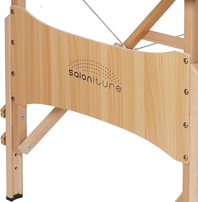 Saloniture Basic Portable Folding Massage Table - Hot Pink
