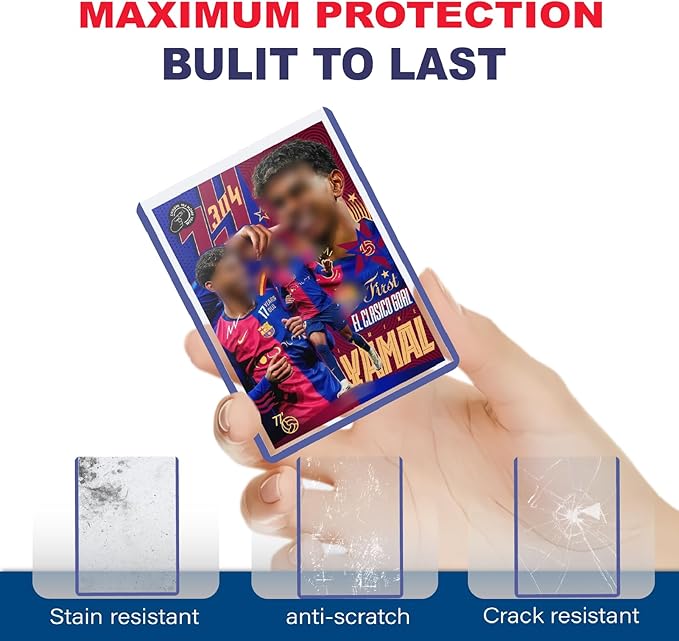 600 Hard Card Sleeves Card Toploaders for Protection for Baseball Football Premium Top Loaders for Cards, Ensuring Safety (600 Hard Sleeves)