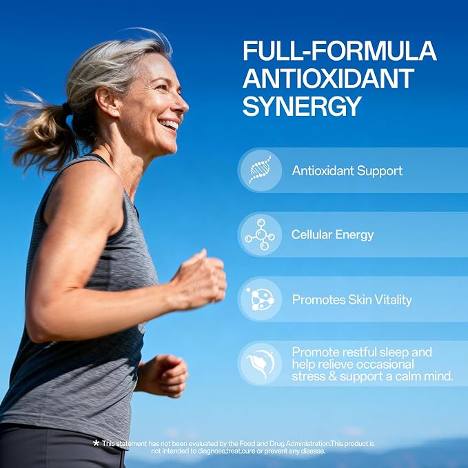 9-in-1 Mediterranean Metabolic Health Olive Leaf Extract Supplement(25% Hydroxytyrosol), USA Made, Antioxidant Supplement for Immune Sleep & Mood Support- 60 Capsules