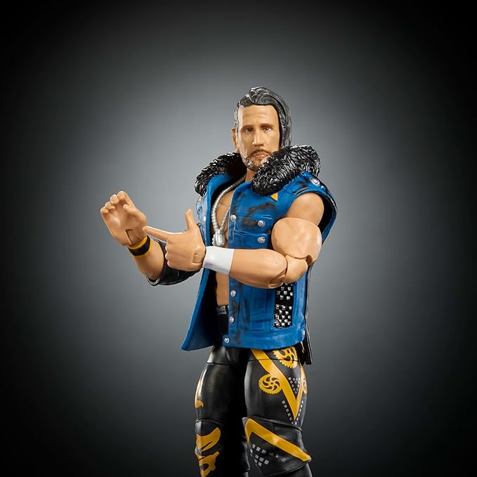 Mattel WWE Elite Action Figure & Accessories, Series #124 Set, 6-inch Collectible Akex Shelley with 25 Articulation Points & Swappable Hands