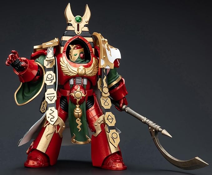 JOYTOY Warhammer 40K 1/18 Action Figures, Thousand sons Legion Praetor in Cataphractii Terminator Armour Castor for Collectors & Decor, Ideal Gift for Birthdays, Character Figure -JT5765