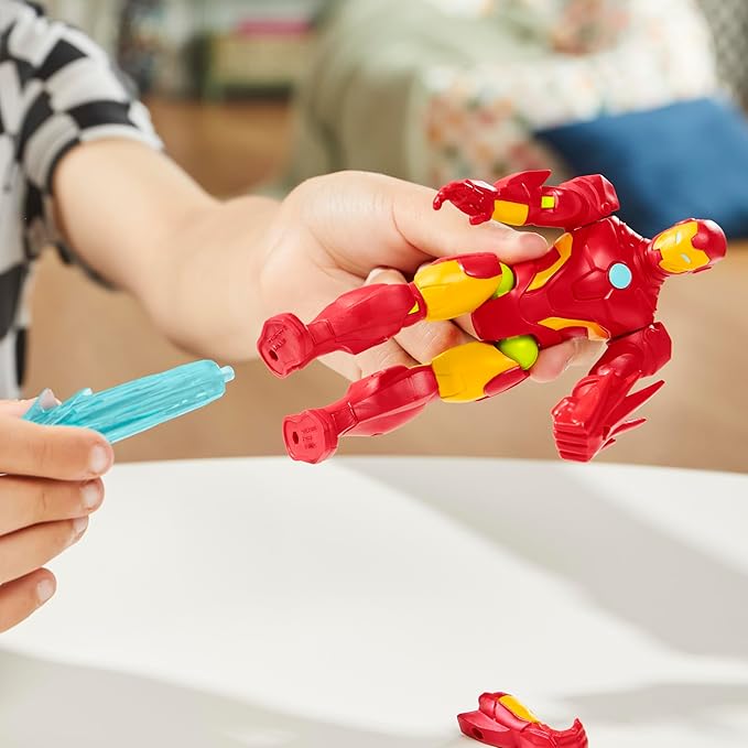 Avengers MixMashers Marvel Iron Man Custom Avengers Mix-and-Match Action Figure & Accessories, 5-Inch-Scale (12 cm) Super Hero Toys for Kids Ages 4+