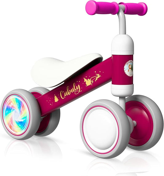 Baby Balance Bike for 1-3 Year – First Birthday Boy Girl Gifts 12-36 Month Mini Bike|Colorful Lighting Wheels|Ride on Toys |Toddler Balance Bike 1-3 Indoor/Outdoor Bike