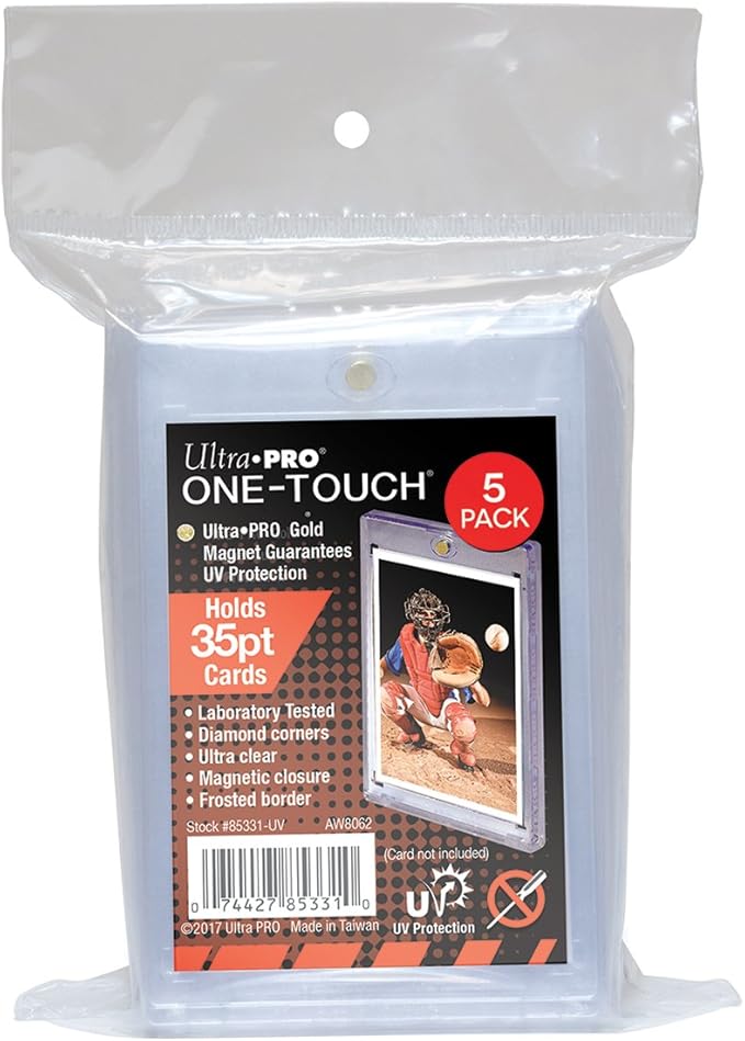 Ultra PRO 35-Point ONE-Touch Magnetic Trading Card Holder (Pack of 5)
