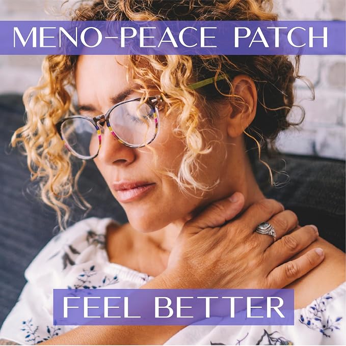 Laki Naturals Meno-Peace Patch (Pack of 15) | Women's Menopause Support Herbs & Botanicals | Balance Mood & Support Hormonal Changes
