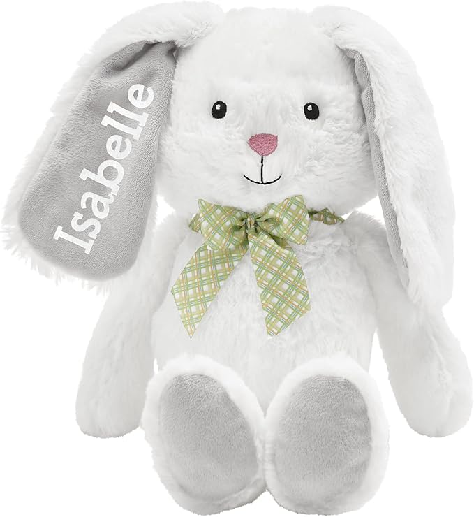 Let's Make Memories Personalized Hop 'N' Cuddle Plush Bunny - Easter Bunny for Kids