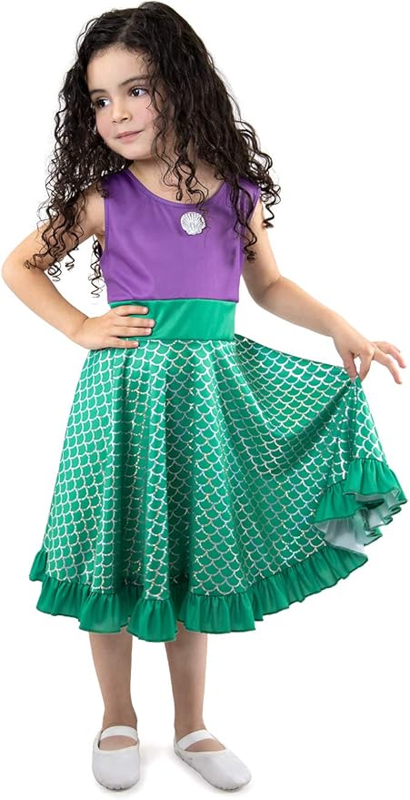 Little Adventures Mermaid Princess Twirl Dress