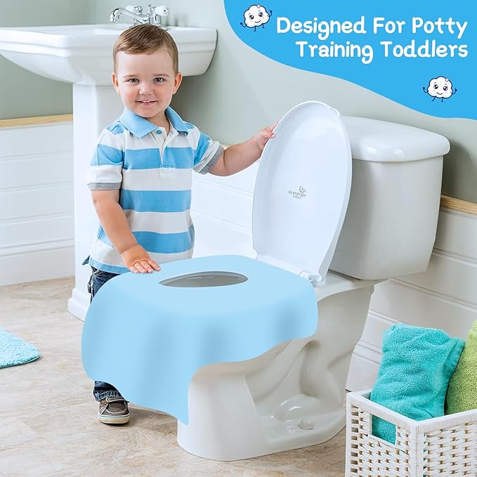 Disposable Toilet Seat Covers (30-Pack) – Waterproof, Individually Wrapped, Portable，Non-Slip Liners for Kids & Adults, Travel & Home Use