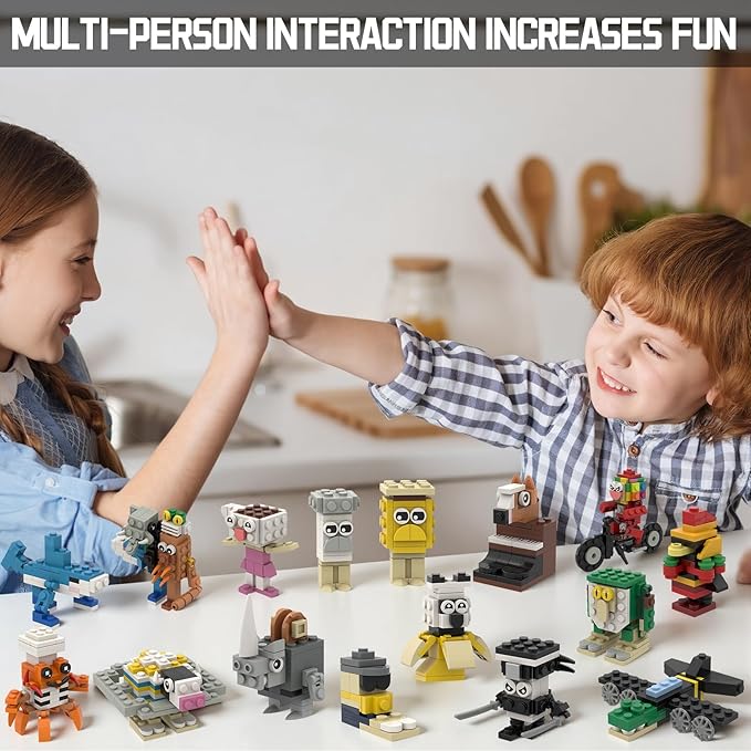 Italian Brain Rot Unique Cartoon Characters Building Blocks 16 in 1 Educational & Entertaining Gift Idea for Kids Teens & Adults