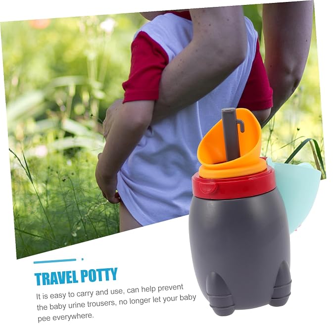 Yardwe Portable Urinal Potty Training Cup Leakproof Emergency Toilet for Boys Travel Camping Car Use