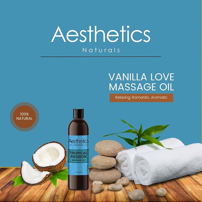 Aesthetic Naturals Massage Oil (Tropical Passion)