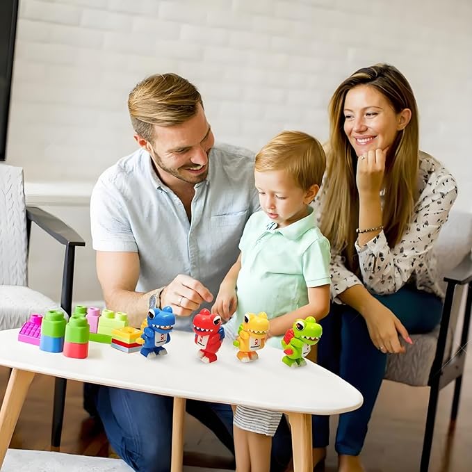 4 Pcs Toddler Dinosaur Toys for Kids 3-5,Dinosaur Toys for Ages 5-7,Walkable Dinosaur Wind Up Toys for Toddlers 3 4 5 6 7 8,Mini Dinosaur Figures Keychains Cute,Boys and Girls Easter Basket Stuffer