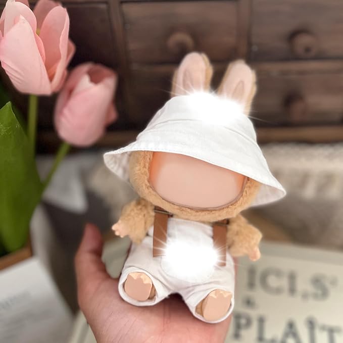 Clothes Fit for 17CM Doll, Fashion Doll Clothes Outfit Set Cute Theme Designer Toys Dress Accessories for Collector Fans Display (P White Set)