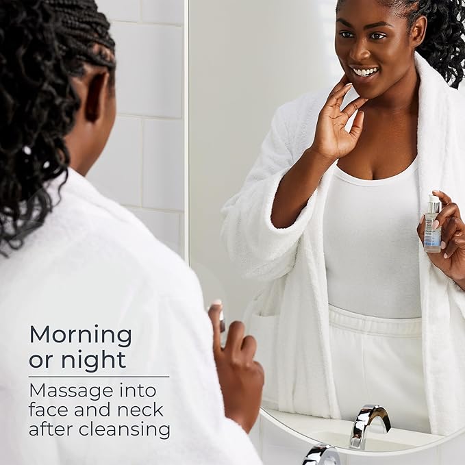 Eucerin Immersive Hydration Smoothing Face Serum, Ultra-Lightweight Hyaluronic Acid Serum Reduces the Look of Fine Lines and Wrinkles, 1 Fl Oz Bottle