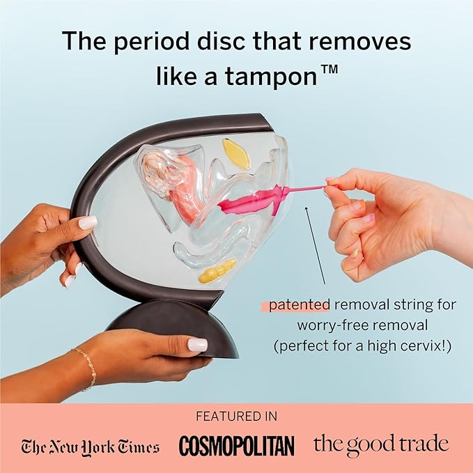 Pixie Menstrual Cup & Disc Duo for Feminine Care - Ranked 1 for Most Comfortable Reusable Period Cup & Disc - Buy One We Give One - Includes Ebook Guide, Flushable Wipes, Lube, Sanitizer & Storage Bag