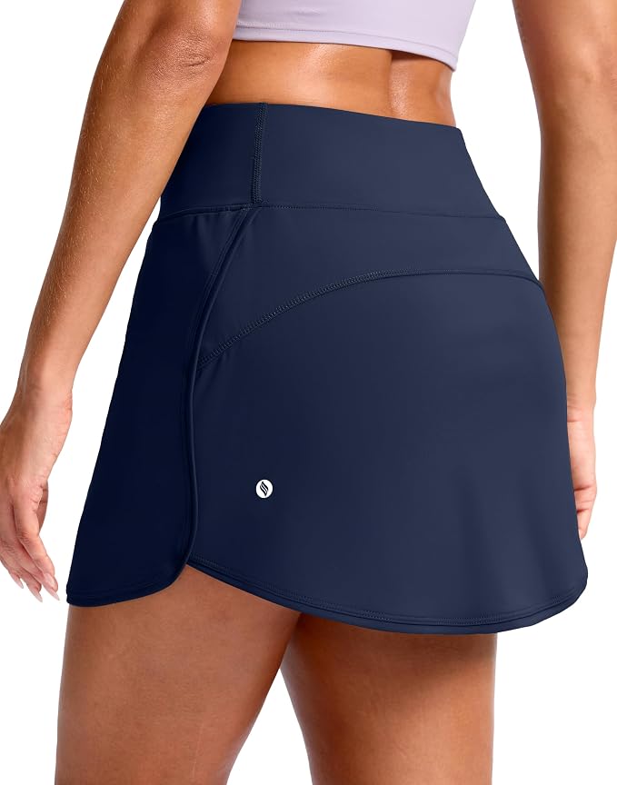 Skorts for Women with Pockets High Waisted Golf Skirts | Built-in Shorts, A Line, Athletic, Casual, Pickleball, Tennis Skirt