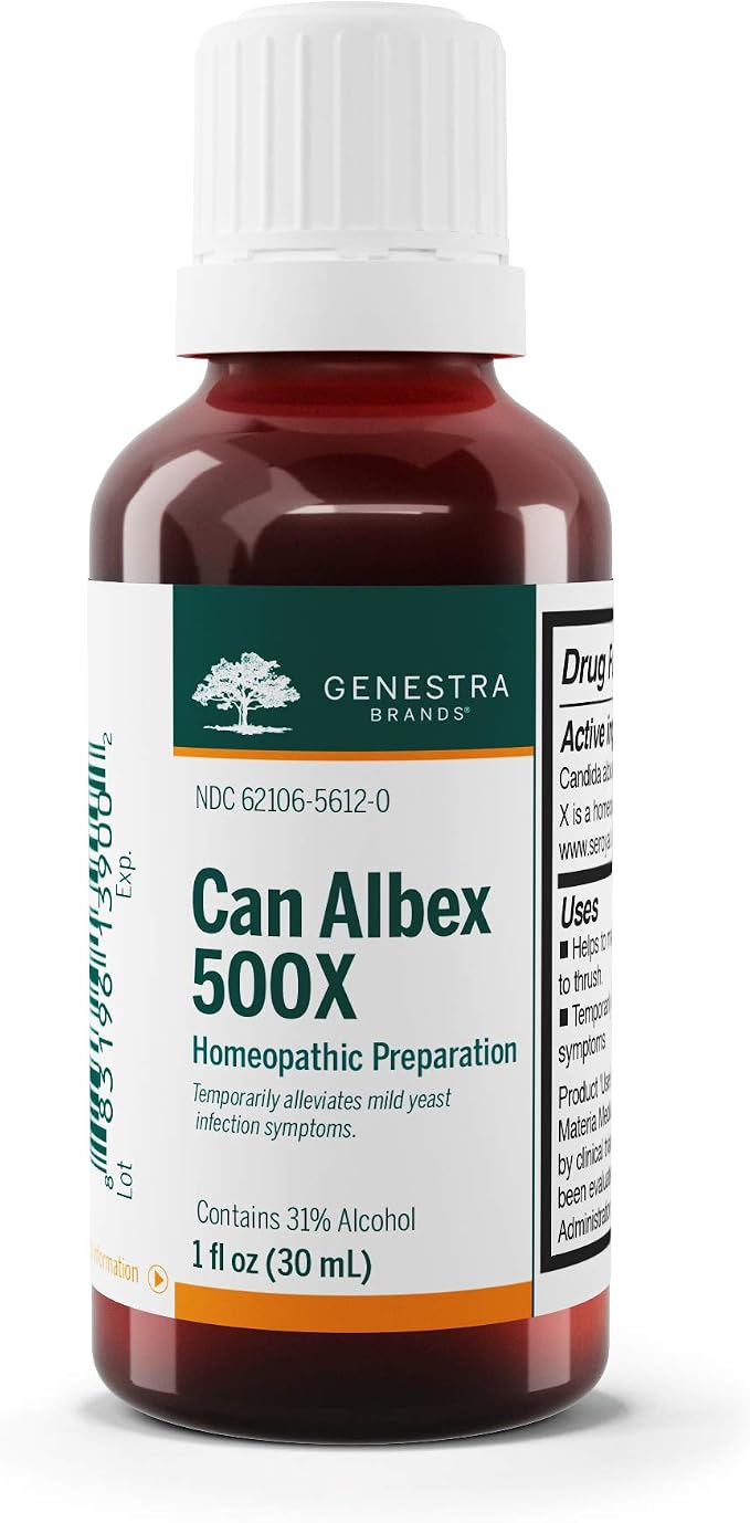 Genestra Brands Can Albex 500X | Candida Albicans Homeopathic Remedy in Liquid Form | 1 fl. oz.