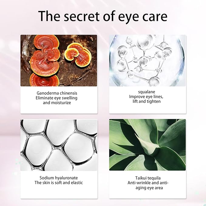 BLUE LOVE Roll-On Eye Cream for Dark Circles & Puffiness – Anti-Aging Under Eye Treatment, Hydrating & Fast-Absorbing, Reduces Wrinkles & Bags, Men & Women