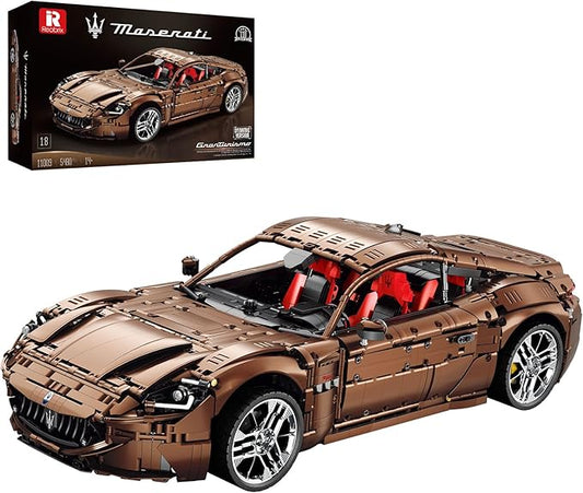 Sports Car Building Blocks Set for Adults, Remote Control 1:8 Racing Car Vehicle Toy Model Building Kit for Kids, 11009, Creative Gifts for Boys Girls Adults 14+ (5480PCS)