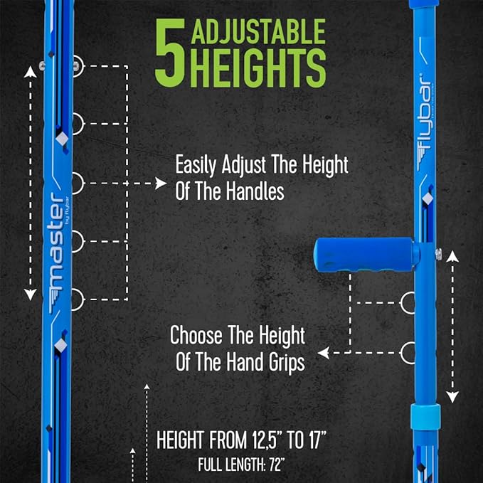 Flybar Master Walking Stilts (Large), Adjustable Height – for Ages 10 & Up, Up to 200 Lbs