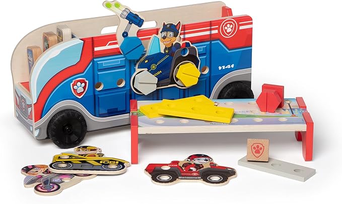 Melissa & Doug PAW Patrol Match & Build Mission Cruiser - FSC Certified