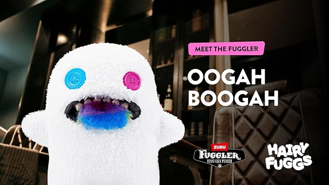 Hairy Fuggs 9-inch Series 1 by ZURU, Funny Ugly Monster Plush Toy