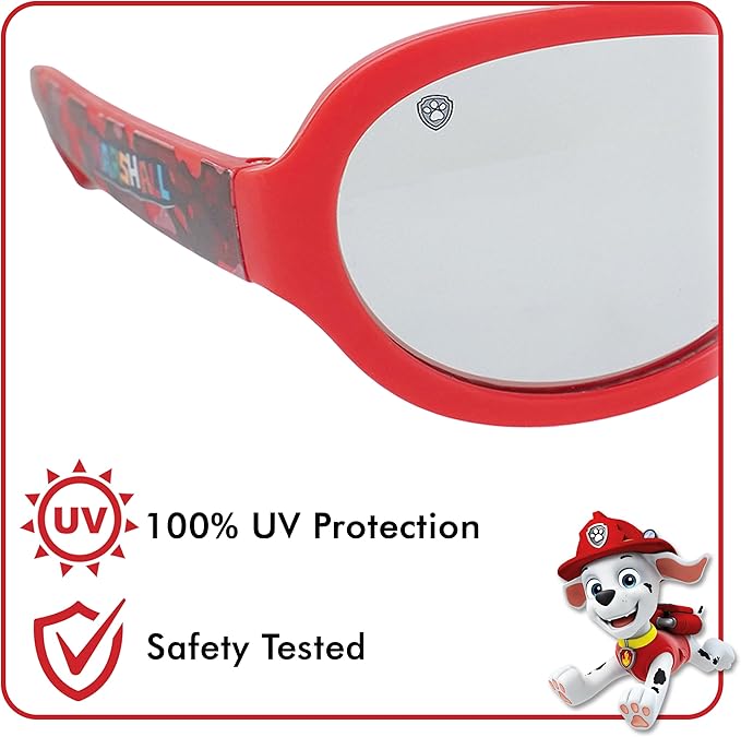 ARKAID PAW Patrol Boys Sunglasses | Chase, Marshall and Rubble | Safe UV400 | One Size Fits Most Kids