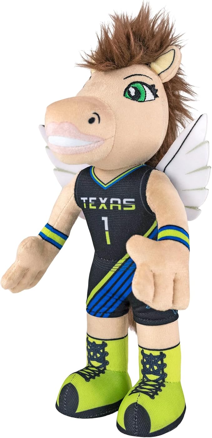 Bleacher Creatures Dallas Wings Lightning 10" Mascot Plush Figure - A Mascot for Play or Display