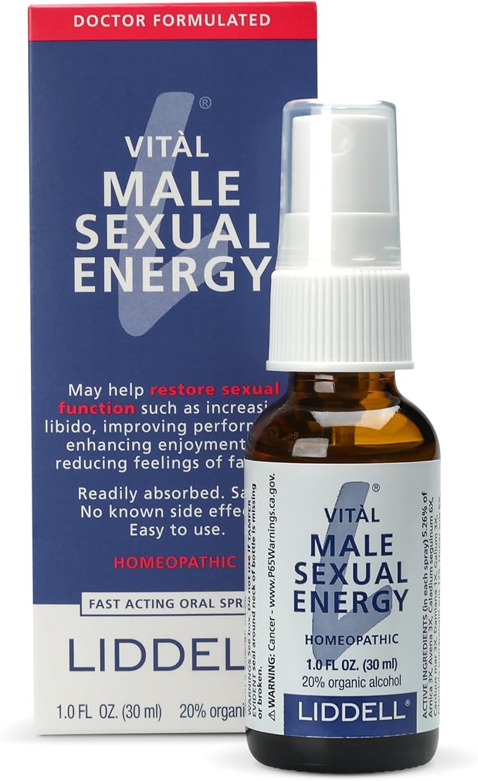 Liddell Homeopathic Vital Male Sexual Energy for Men - 1fl oz
