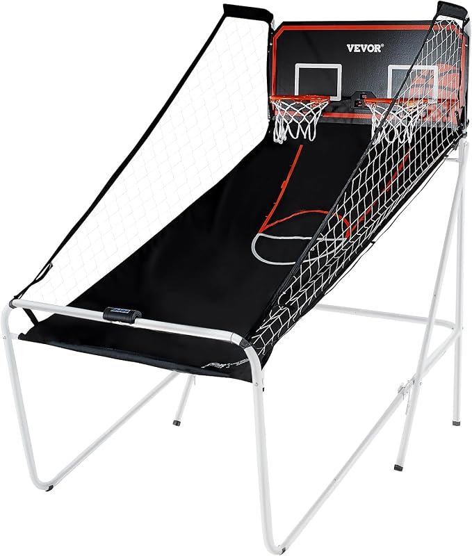 VEVOR Basketball Arcade Game Indoor, 2 Player Indoor Basketball Game, Home Dual Sport with 8 Game Modes, Electronic Scoreboard, and Inflation Pump,Adults