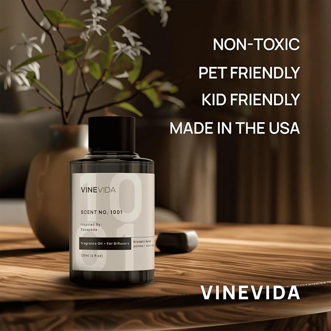 VINEVIDA [128 Oz] Inspired by: Palo Santo; Diffuser Oil Refill | Premium Scent Diffuser Oil for Home
