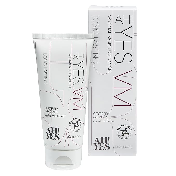 AH! YES VM Long-Lasting Vaginal Moisturizer for Vaginal Dryness (3.4fl oz) | Water Based, Fast-Acting, Natural Gel Moisturizer, pH matched