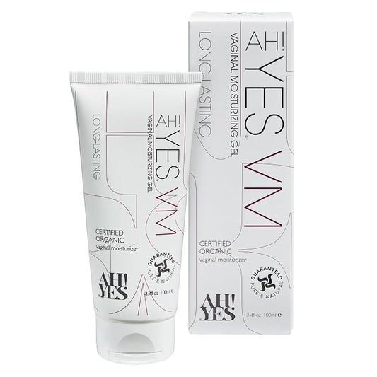 AH! YES VM Long-Lasting Vaginal Moisturizer for Vaginal Dryness (3.4fl oz) | Water Based, Fast-Acting, Natural Gel Moisturizer, pH matched