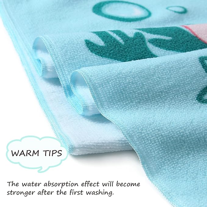 NovForth Bath Towel for Toddler Boys, Pool Hooded Towel for Kids, Hooded Beach Towel Poncho for Bath/Pool/Beach Swim Cover