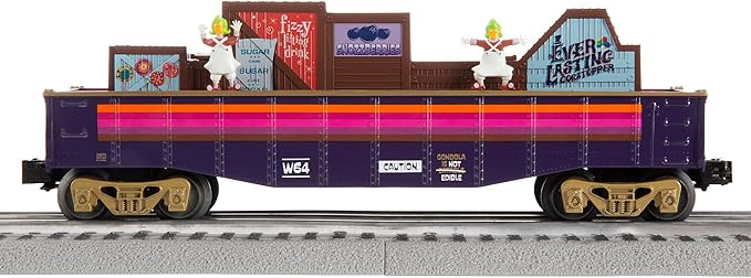 Lionel Willy Wonka & The Chocolate Factory LionChief 5.0 Electric O Gauge Train Set with Bluetooth & Remote